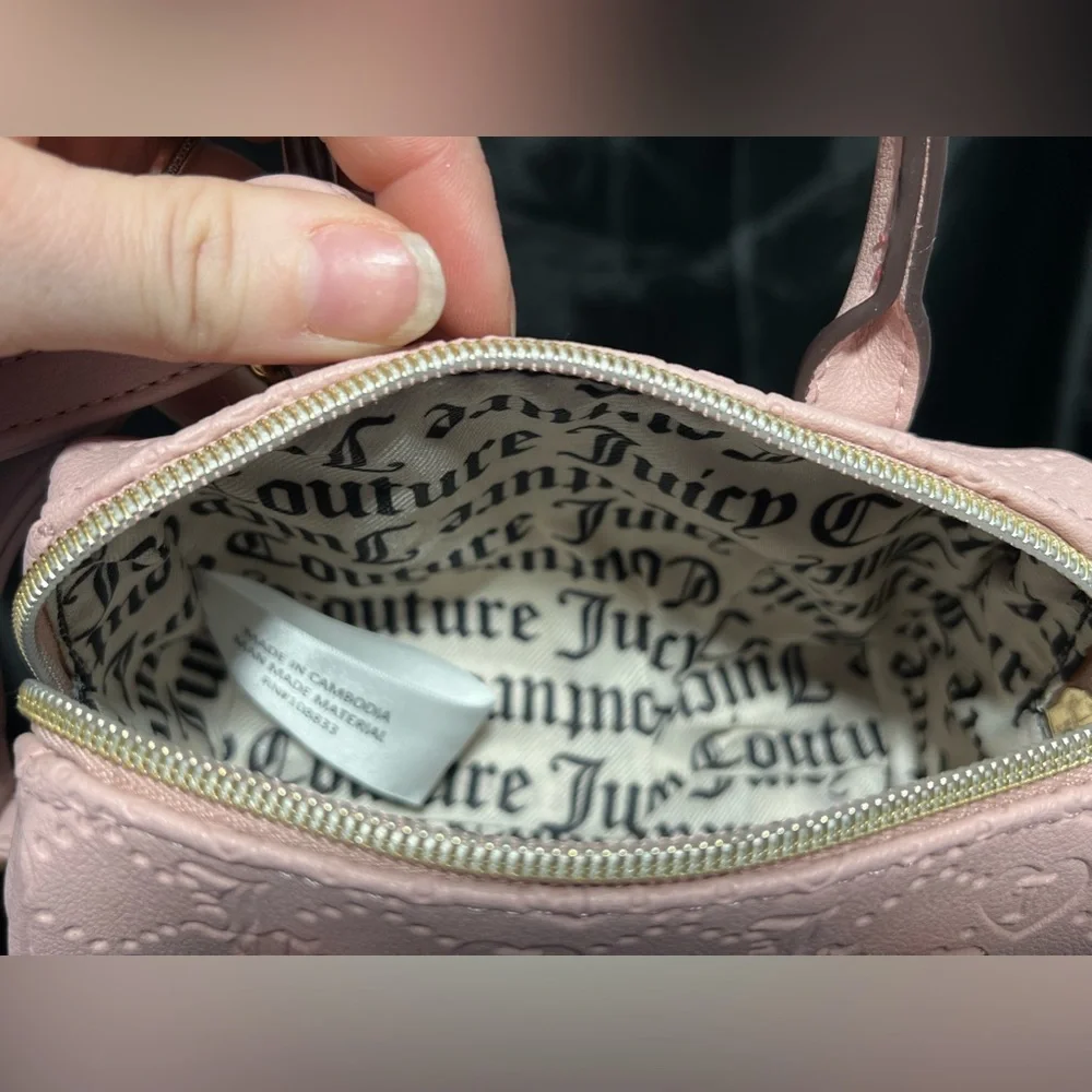 Juicy Couture NWOT's - Womens Pink Small Monogram Crossbody Purse